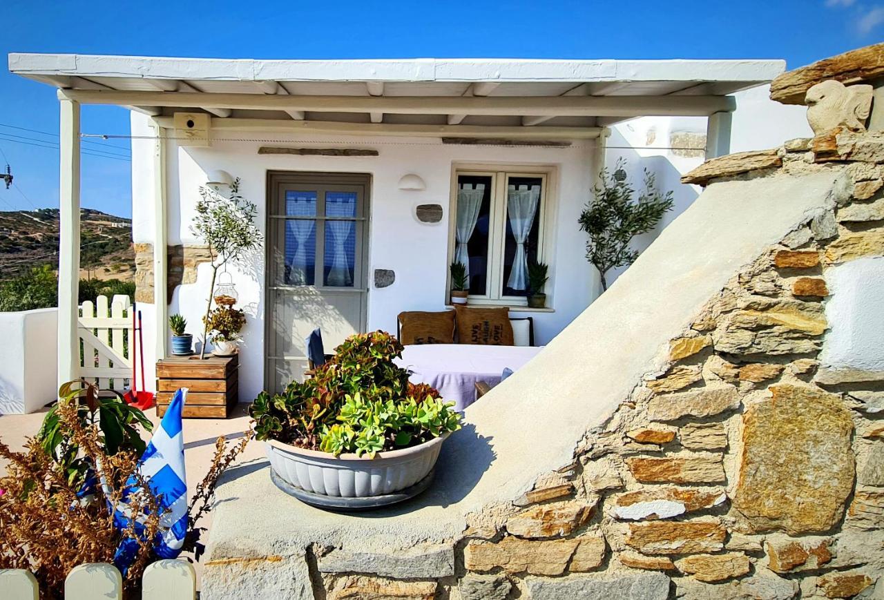Romantic Sunset Cycladic House In Sotires Moni Christou Dasous Экстерьер фото
